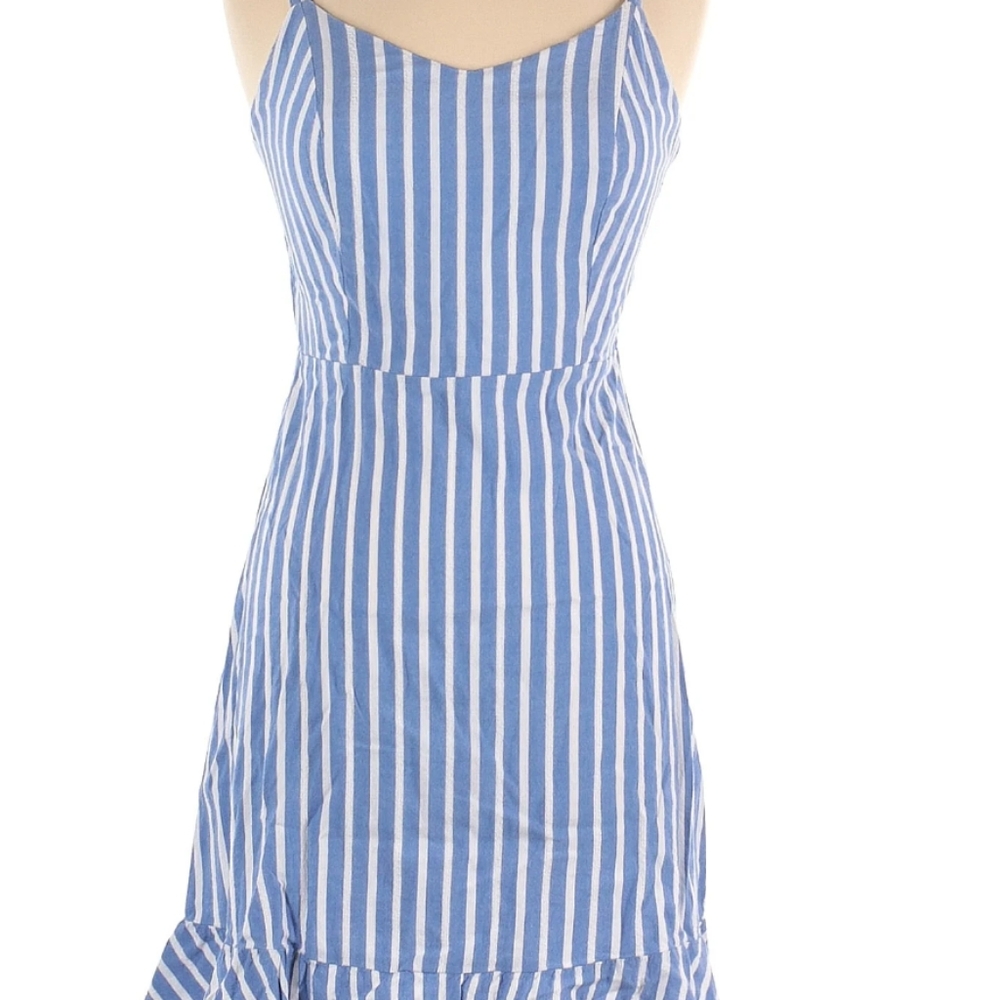 Striped Old Navy Mink Dress, Medium